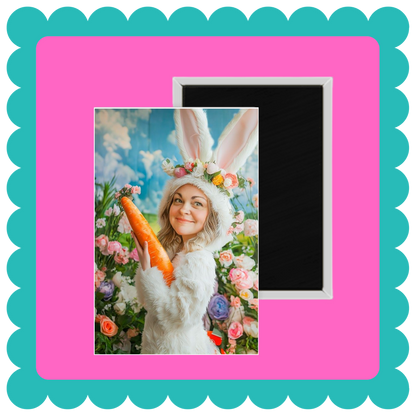 THICK Silly Whims - AI Novelty Rectangular Custom  Photo Magnets