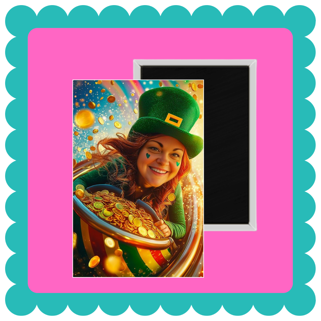 THICK Silly Whims - AI Novelty Rectangular Custom  Photo Magnets