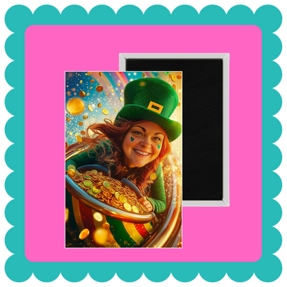 THICK Silly Whims - AI Novelty Rectangular Custom  Photo Magnets