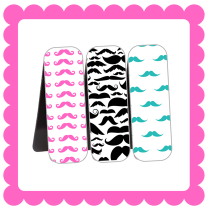 Novelty Magnetic Bookmarks - THIN Patterned Bookmarks