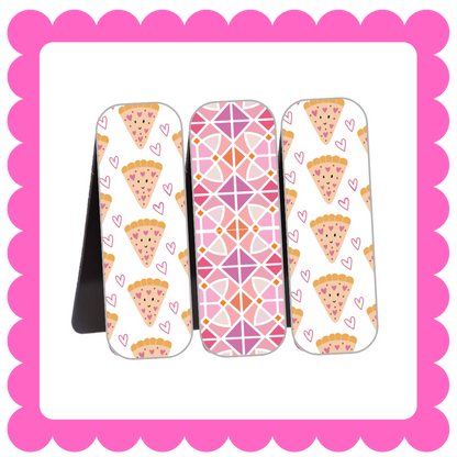 Novelty Magnetic Bookmarks - THIN Patterned Bookmarks