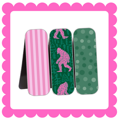 Novelty Magnetic Bookmarks - THIN Patterned Bookmarks